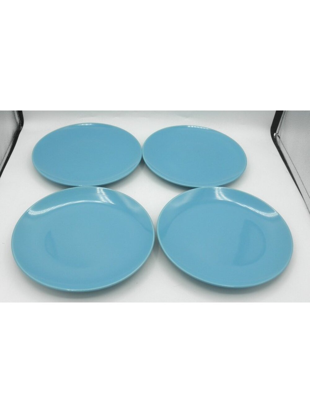 Fargrik Turquoise by IKEA 8 1/4 Inch Salad Plate Set of 4 Pattern Code: IK FARTU